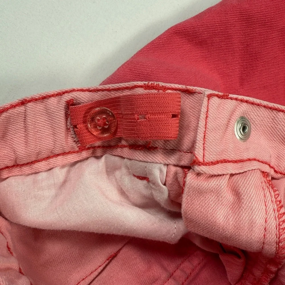 GYMBOREE‎ Girls Ombre Denim Skirt Size 7 Pink Classic Preppy Casual